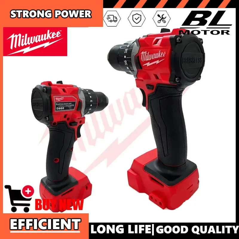 

Milwaukee Small Electric Drill 150N.m Brushless Cordless Impact Drill of Decoration Team Uses For Battery Power Tool