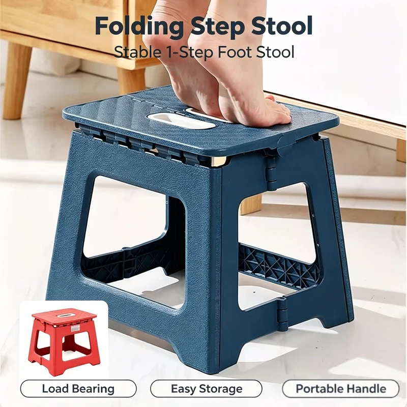 Thickened Fold‑Up Plastic Saddle Stool Lightweight Portable Outdoor Camping Fishing Seat for Adults Children