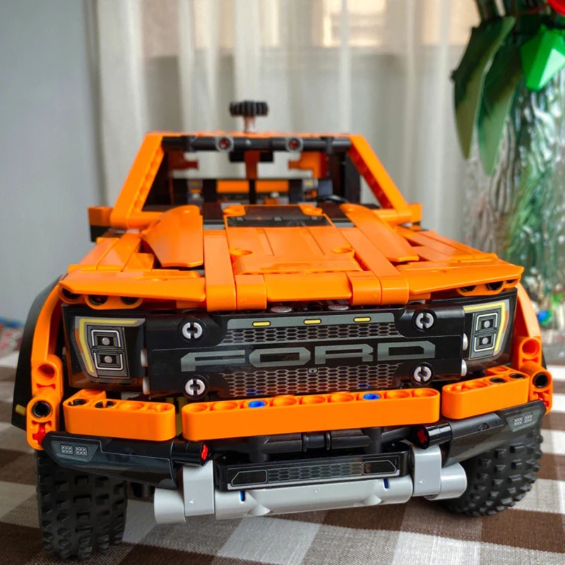 Technical 42126 1:10Ford Raptors F-150 Pickup Truck Racing Car Building Blocks Vehicle Assemble Model Bricks Toys for Kids Gifts