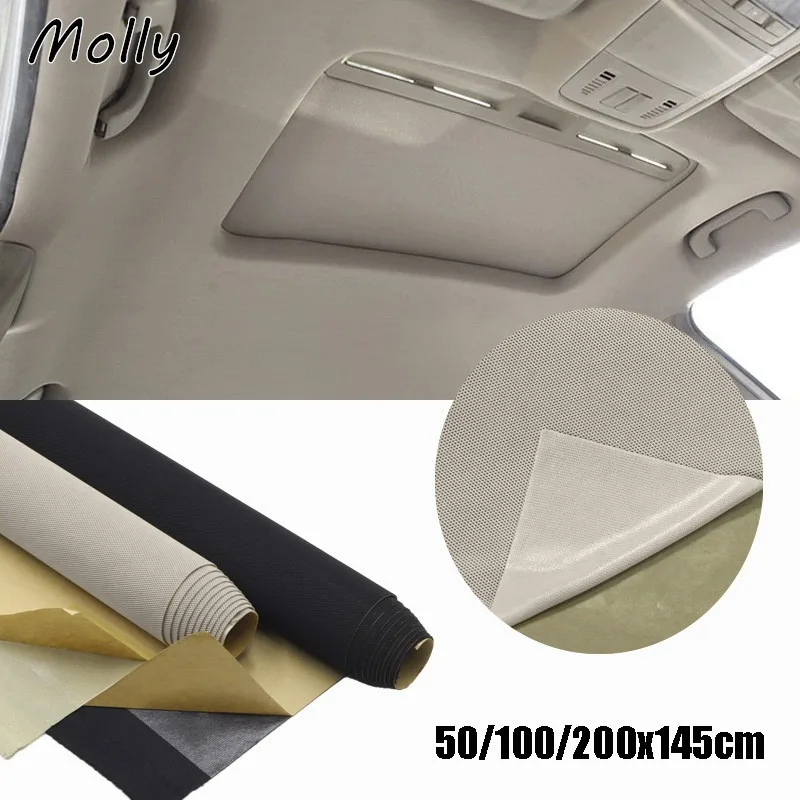 Self-adhesive Auto Headliner Fabric Adhesive Cloth for Car Interior Refurbishment Modification Door Panel Workbench DIY Supply