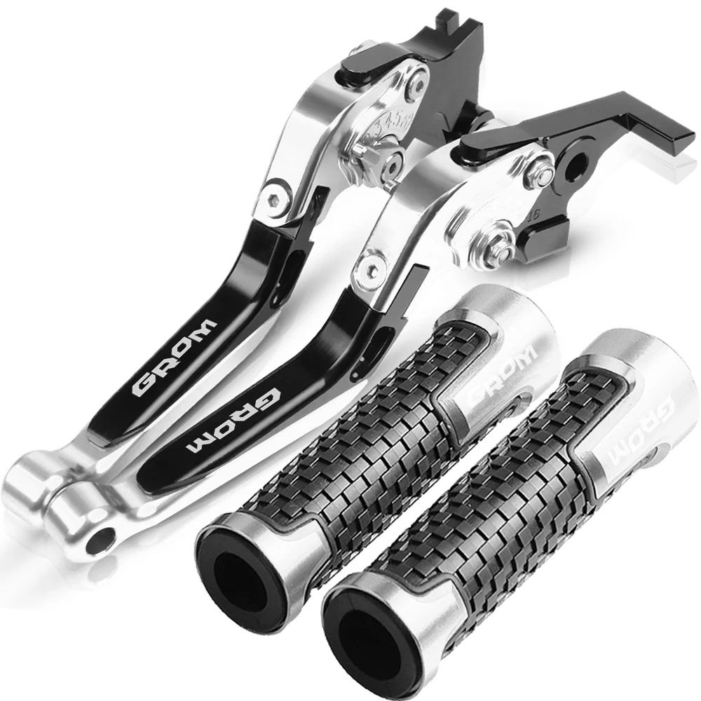 FOR HONDA GROM MSX125 2014 2015 2016 2017 Motorcycle Accessories Extendable Adjustable Clutch Brake Levers Handle Hand Grips