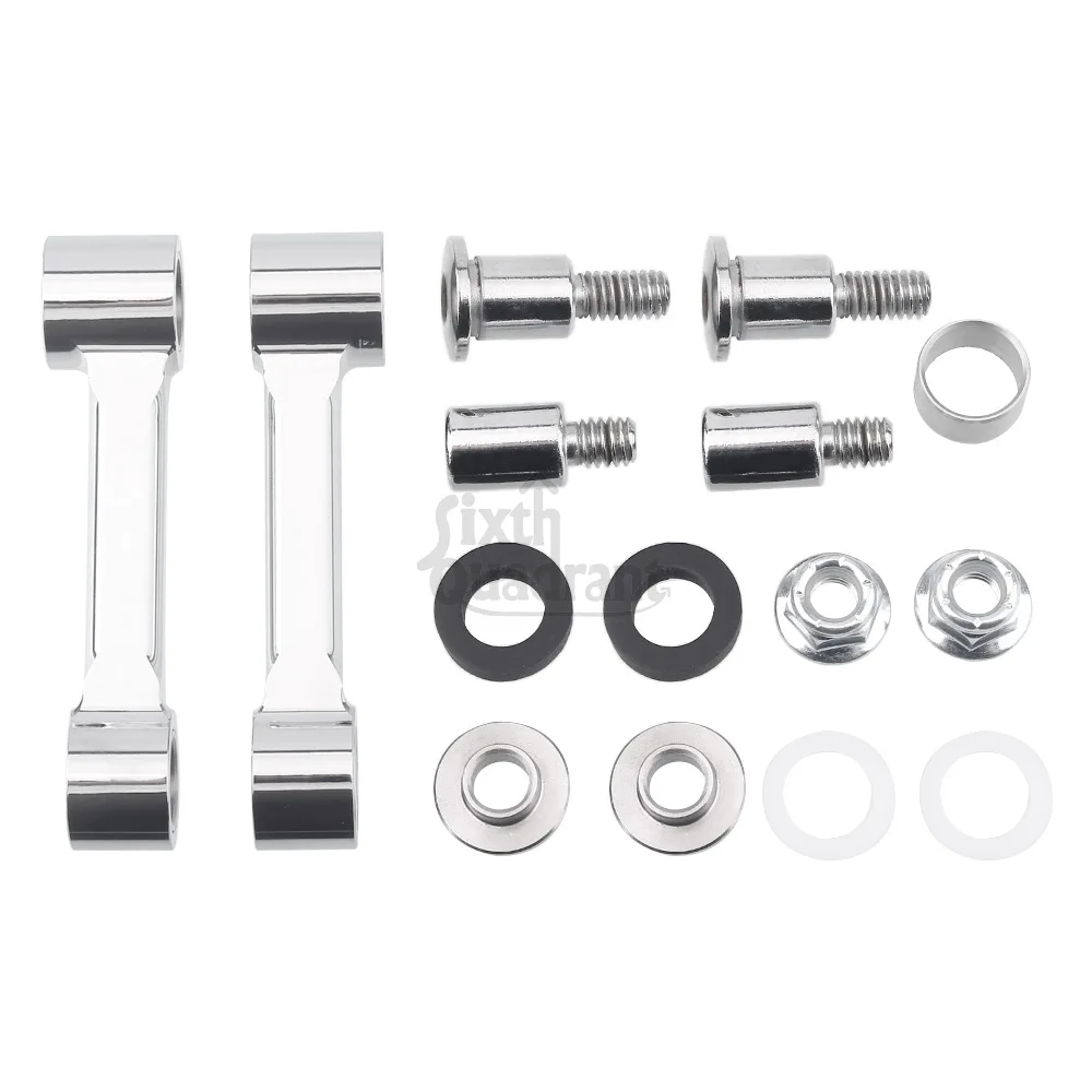 1 Pair Fender Mount Bracket With Necessary Hardwaree Aluminum For Harley Davidson 1993 - 2006 Softail springer FXSTS Motorcycle