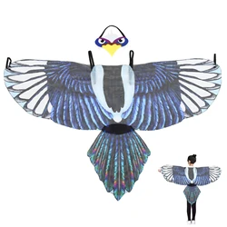 1 set of Kids Costume Wing Halloween Boys Girls Dress-up Wing Halloween Party Favor Wing Decoration Performance Prop