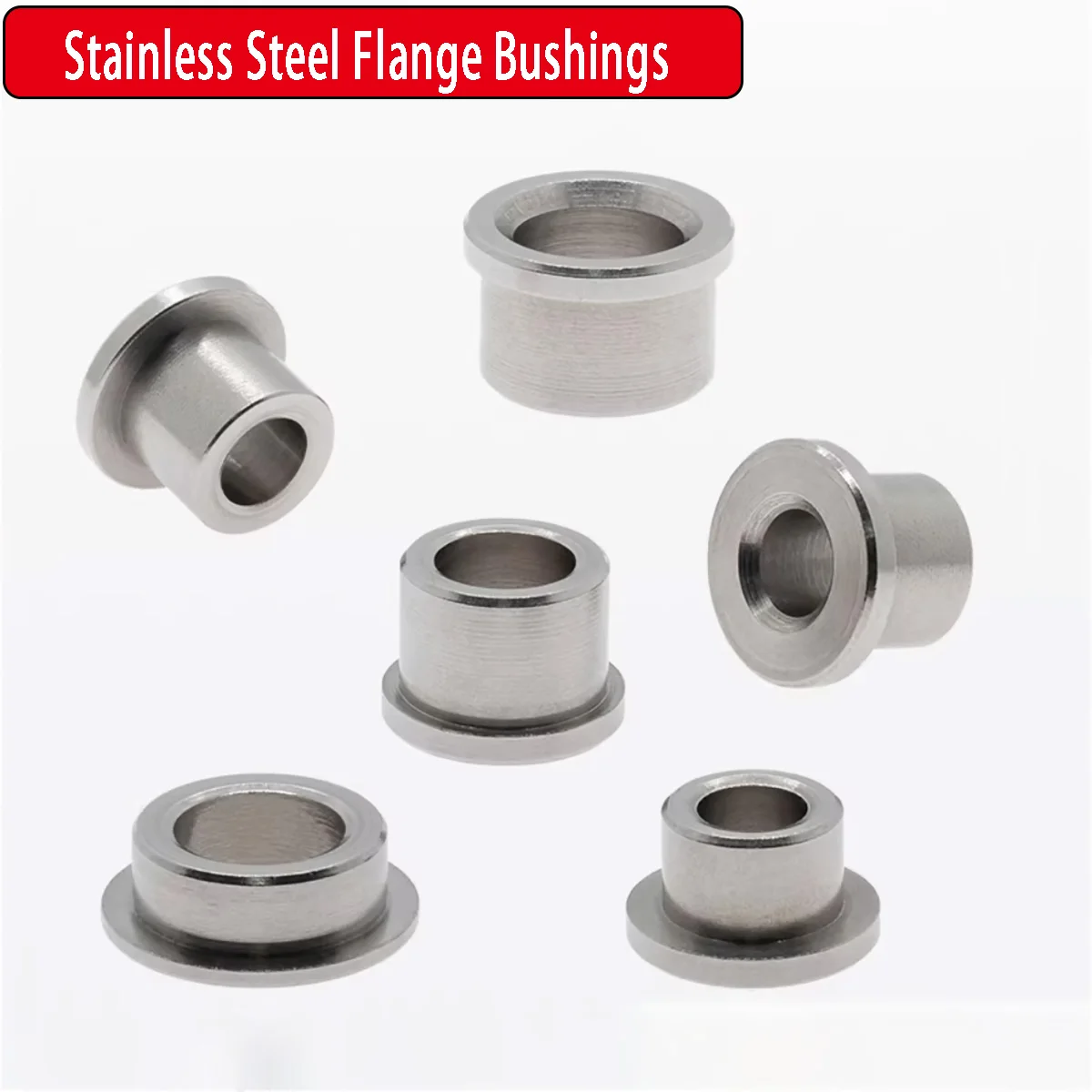 Picture 4: Stainless Steel Flange Bushings - Wear-Resistant Unthreaded Hollow Sleeves with Flange ID 5/6/8/10mm