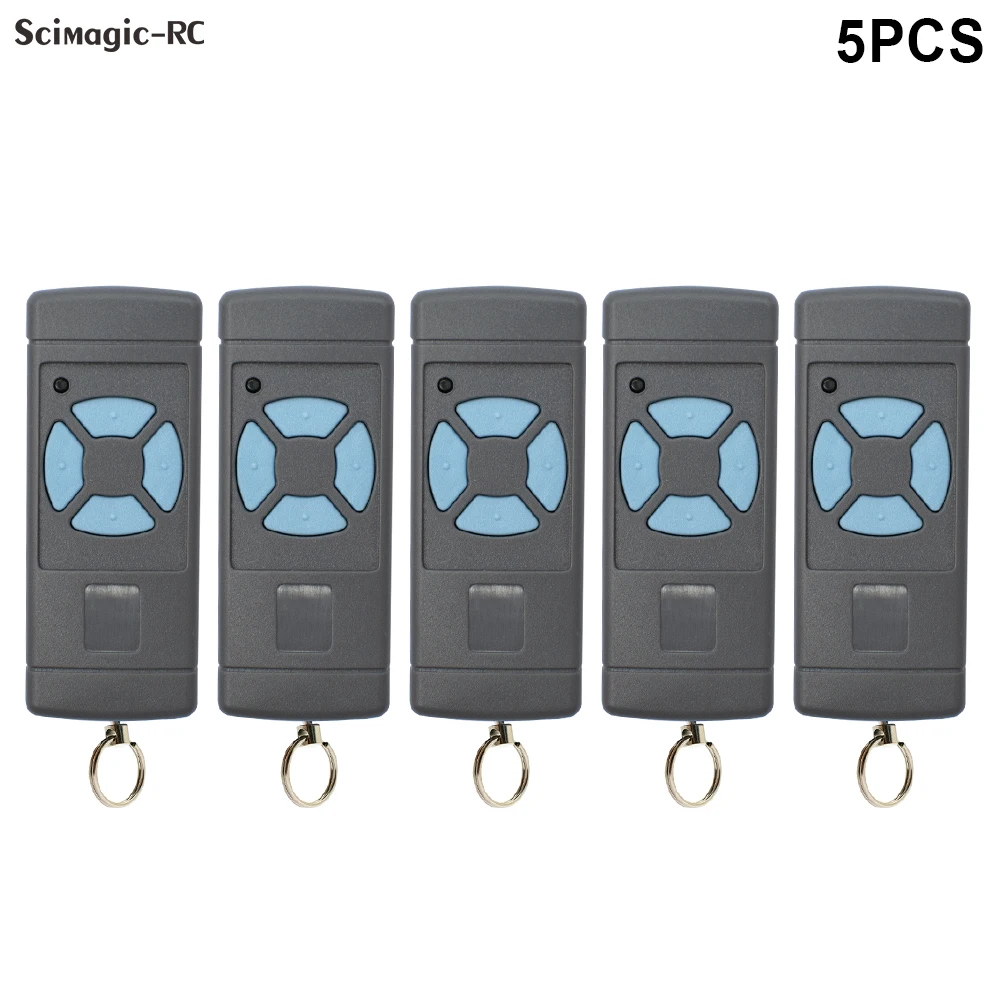 5 PCS Garage Door Remote Control HORMANN HSE2 HSE4 Compatible With HSM2 HSM4 HS2 HS4 Blue Button 868.35MHz Gate Keyfob 868MHz