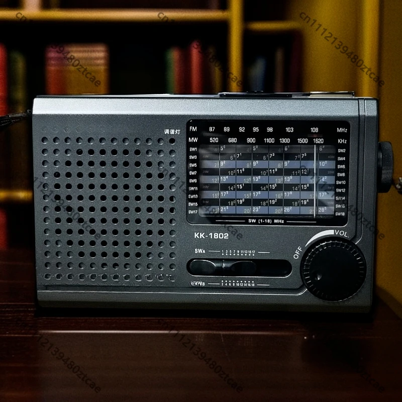 20 Band Rechargeable Radio For Seniors FM MW 18 Shortwave Broadcast Receiver