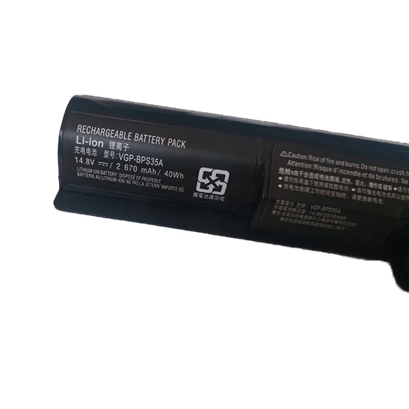 Pengganti Baterai Laptop Sony VGP-BPS35A Baru 14.8V 2670mAh untuk Laptop SONY VAIO Fit 14E 15E SVF143A1