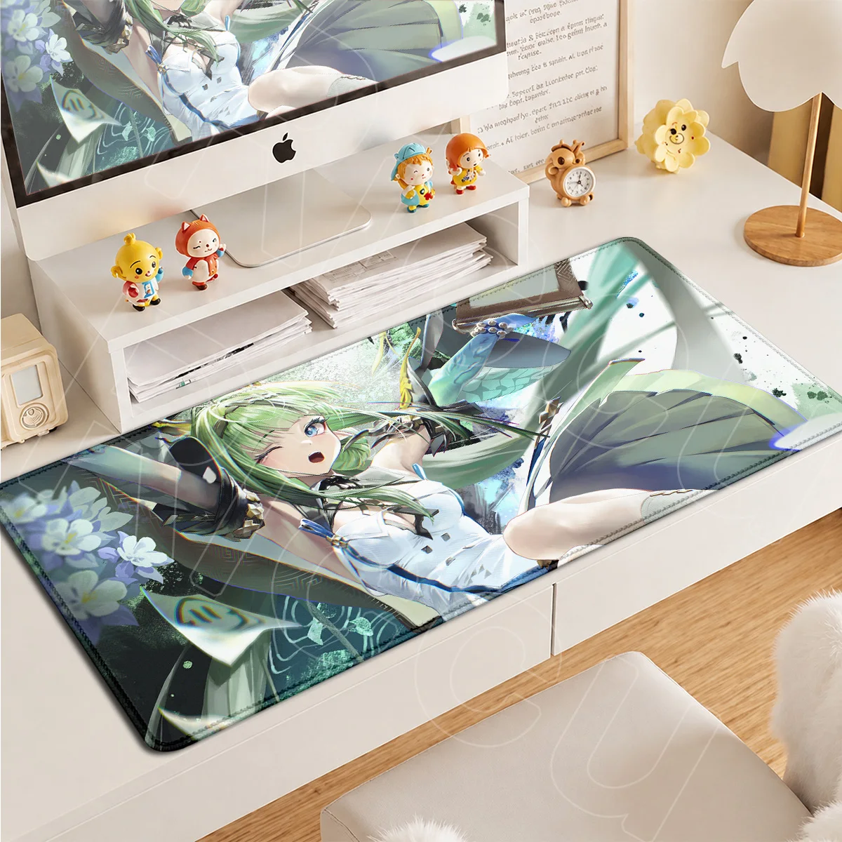 Tabletop Decoration Large Game Mousepad Arknights Endfield New character Si Mouse Mat XXL HD Printing Natural Rubber Office Pads