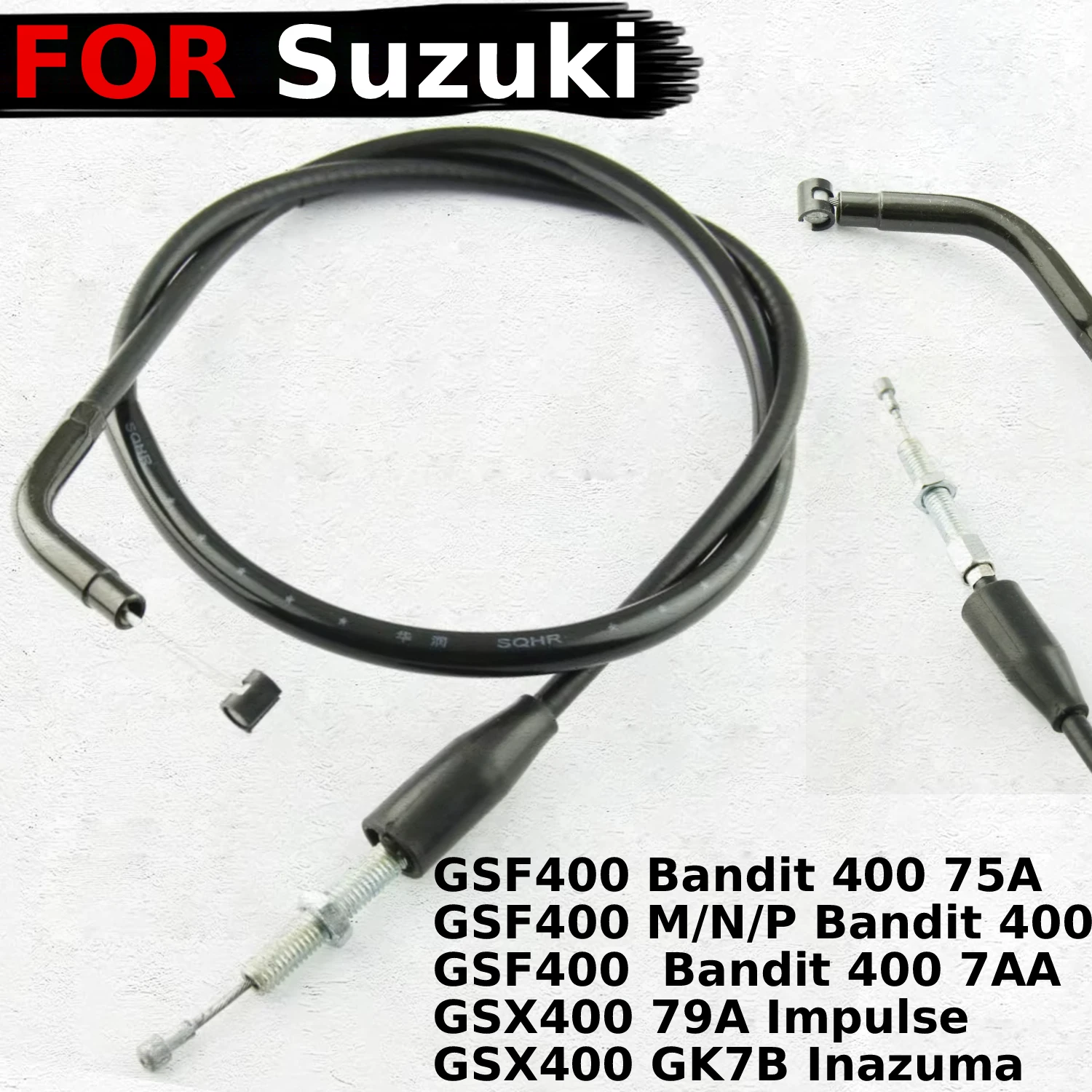 

Motorcycle Clutch Cable Steel Wire Line For Suzuki GSF400 Bandit 400 75A M/N/P Bandit 400 Bandit 400 7AA GSX400 GK7B Inazuma