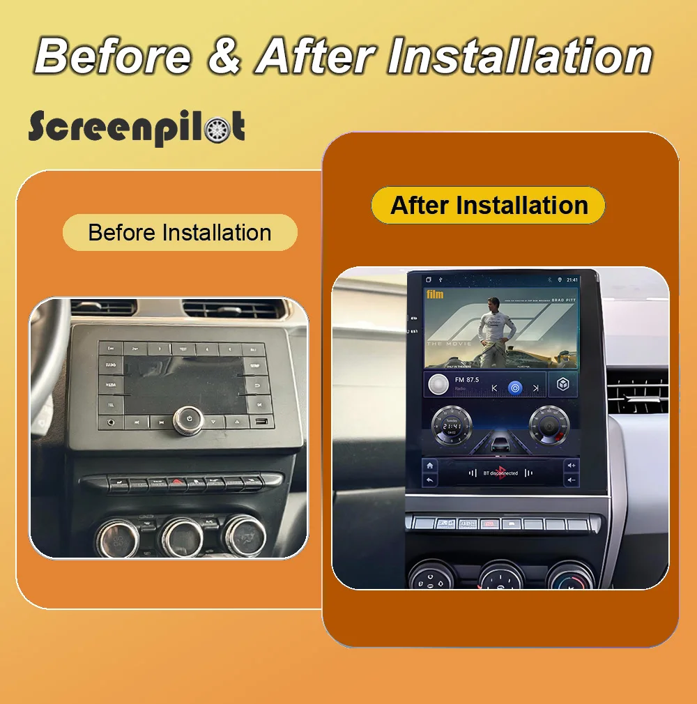 9.7 inch Android 16 For Renault Clio5 CLIO 5 2019 2020 2021 Stereo Head Unit Mirror Link GPS Navigation Bluetooth Wifi 8 Core 4G