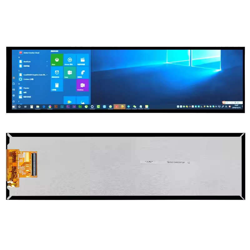 Barra de tela IPS Painel LCD, Tipo Portátil Raspberry PI, 8.8 Lnit, 480x1920 IPS, 600 nits, Driver Board, Caso ForComputer, Tela Secundária