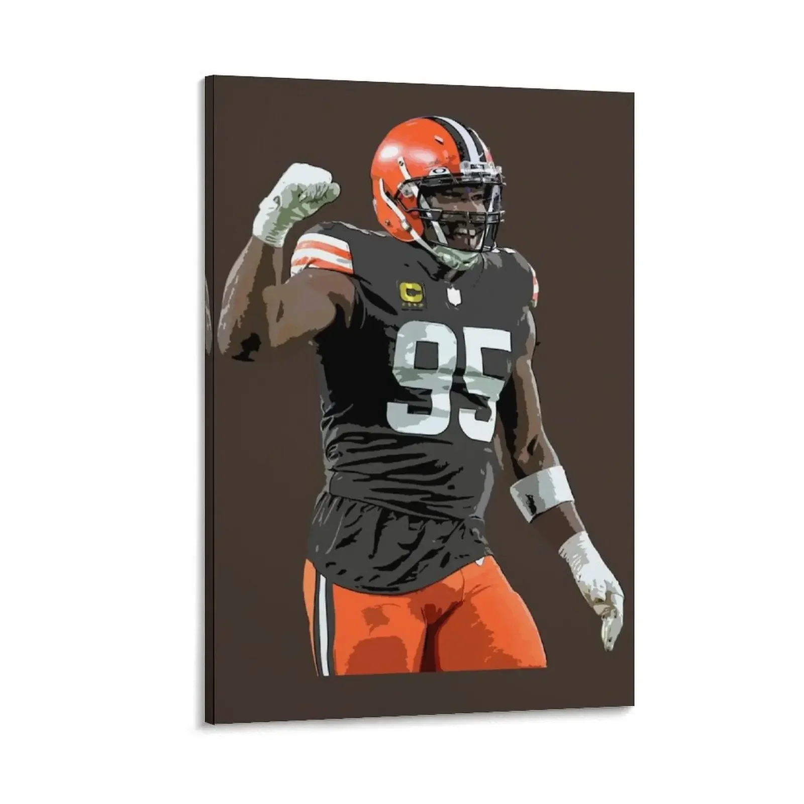 

Myles Garrett Canvas Painting house decorations Wall paintings cute room decor wallpapers home decor