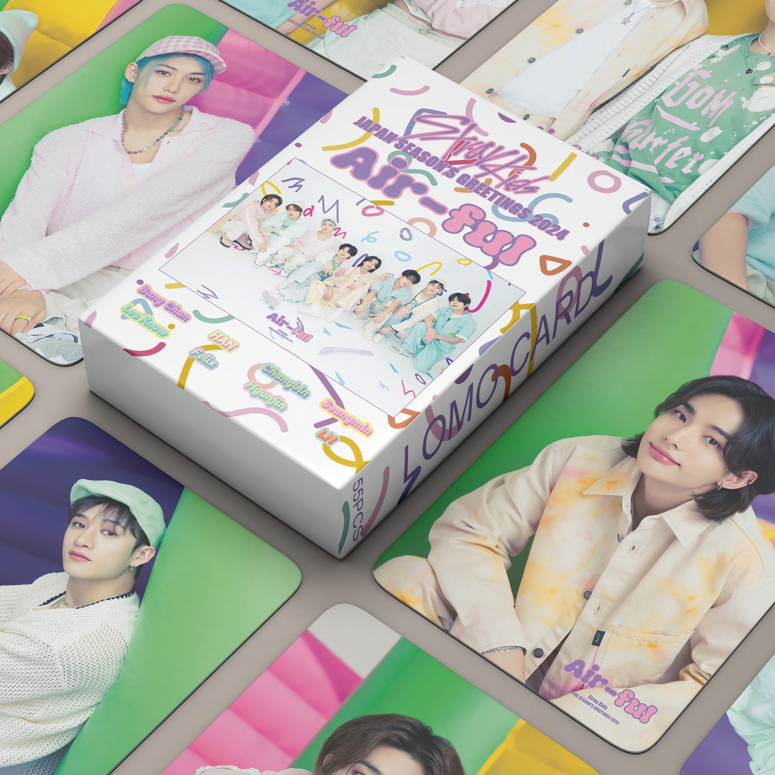 55 韓国の少年少女グループの新しいアルバム新しい曲コレクションカードソロカードビッグコレクション