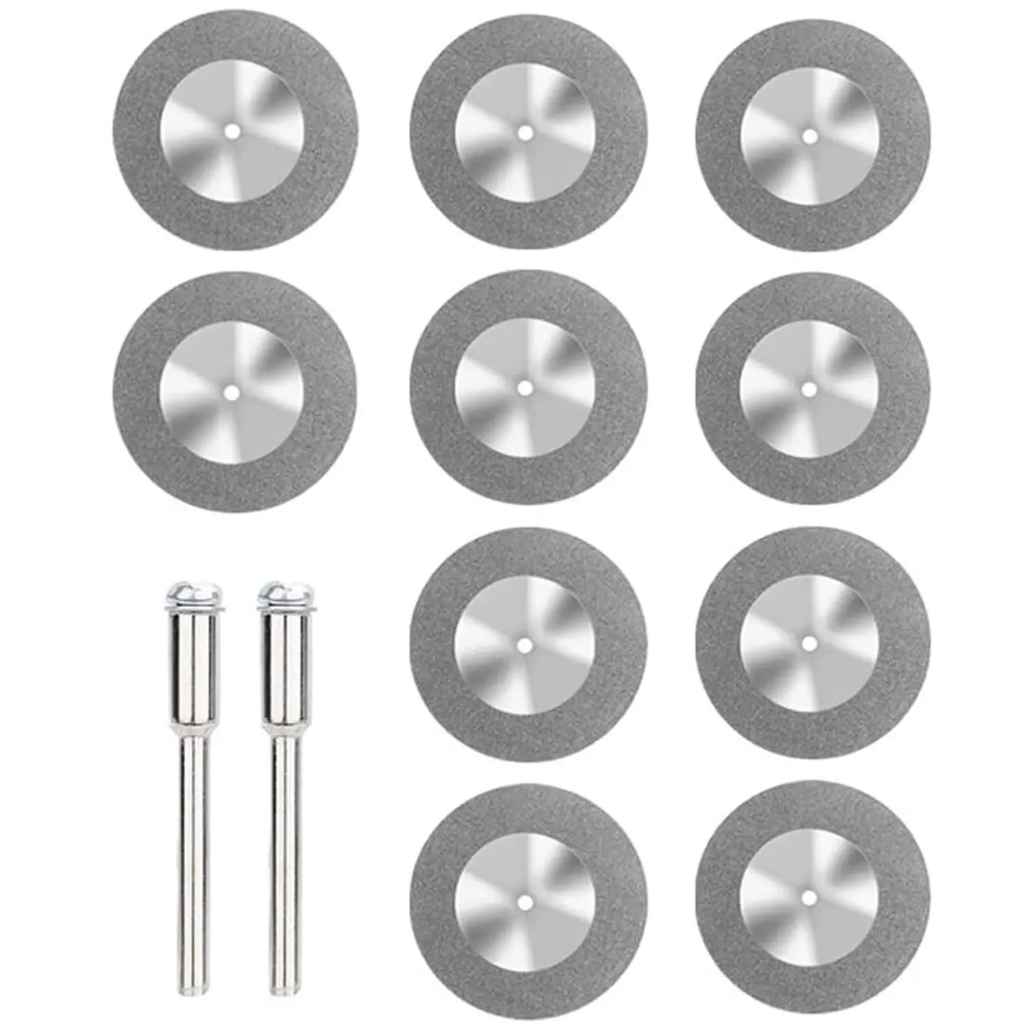 

10 шт. алмазный отрезной диск, мини-циркулярные пилы для вращающихся инструментов Dremel, дерево, стекло, камень и плитка для резки 20-50 мм