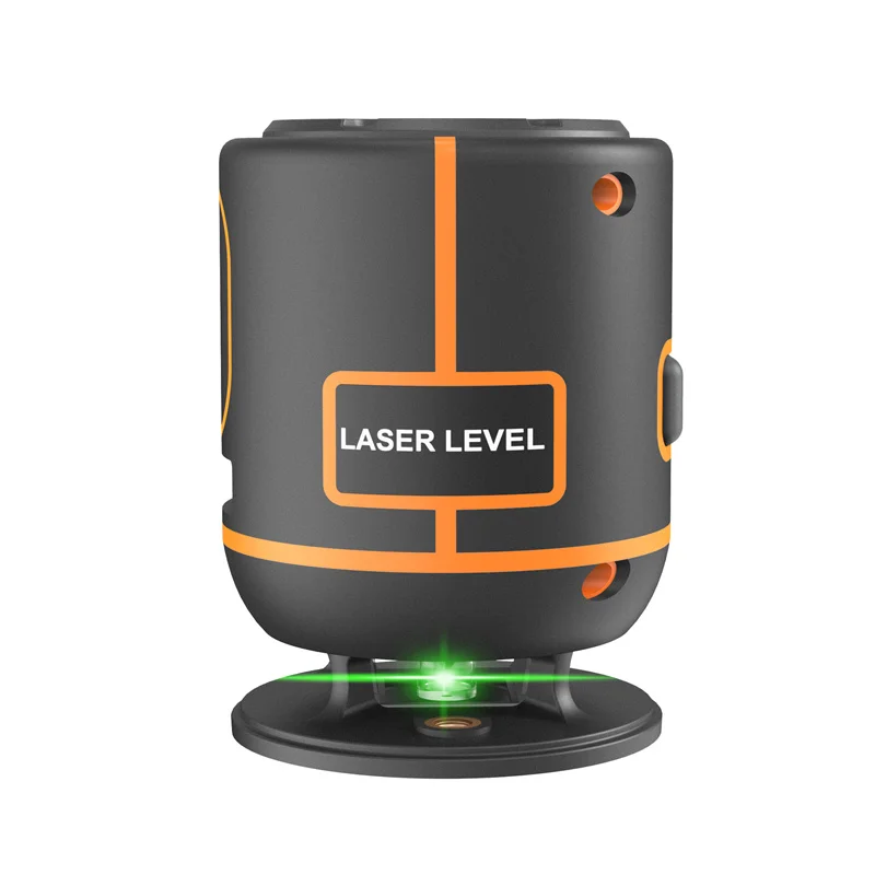 Ground Contact Lithium Battery Wall-Mounted Device % Laser Level Gauge 0.2 Accuracy 60-Degree Close-Range