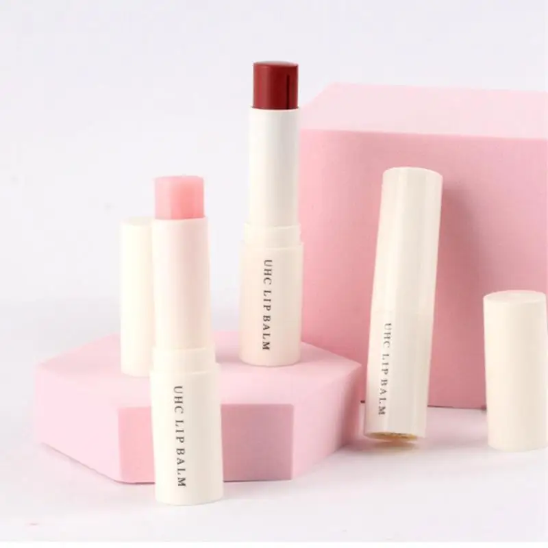 เปลี่ยนสีลิปสติกสีส้ม Waterproof Moisturizer Lip Balm Long Lasting Nourish Protect Lips Care แต่งหน้าเครื่องสําอาง