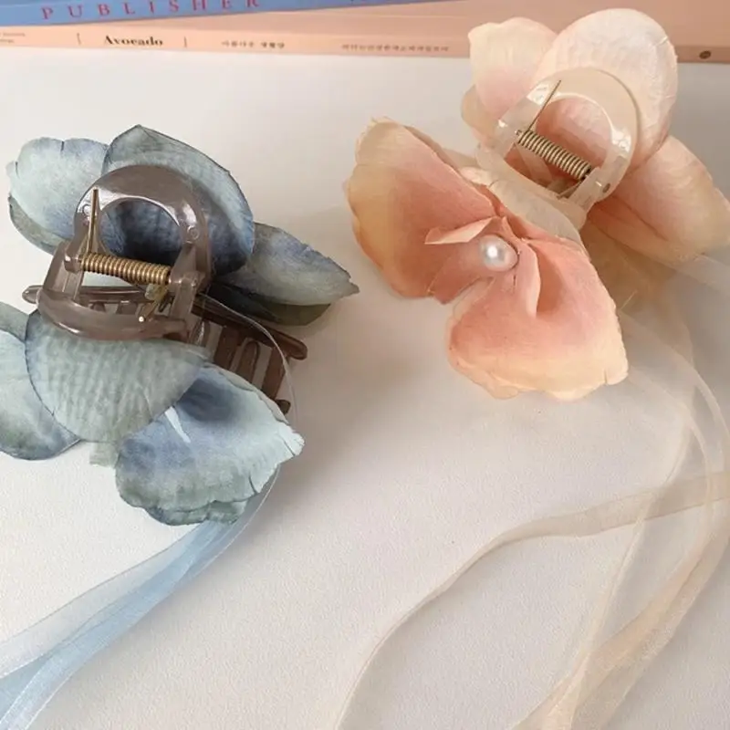 20/10/5/3/1PCS Vintage Phalaenopsis Gentle Hair Chinese Style Head Hair Clip High Ponytail Elegant Grab Hair Accessories