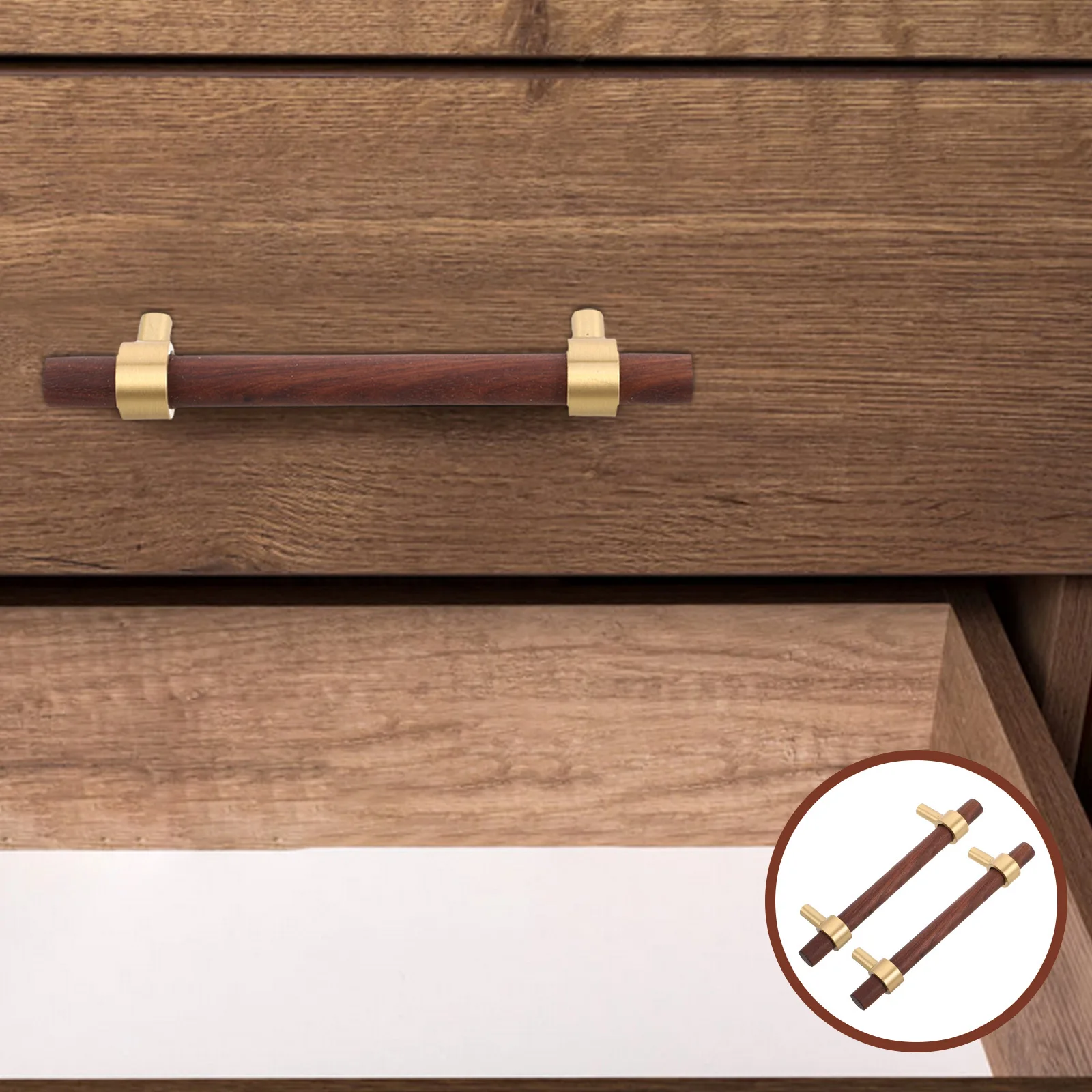 2 قطعة مقابض أبواب خزانة فاخرة خفيفة الوزن سهلة التركيب الأجهزة لخزائن الأدراج والخزائن وديكور الأثاث #1