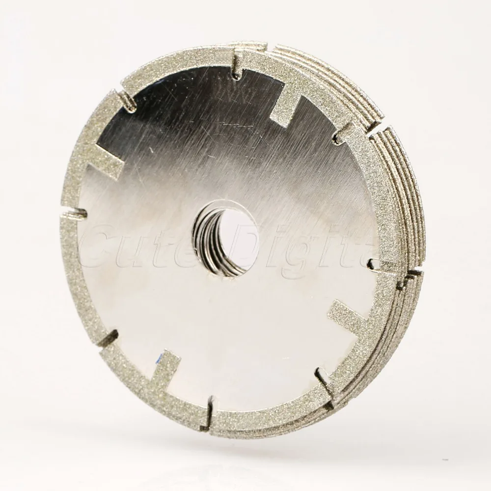 Disco de corte de diamante, amoladora angular de 100mm, hoja de sierra Circular, disco de muela para herramienta rotativa Dremel, herramienta eléctrica de corte, 1 unidad