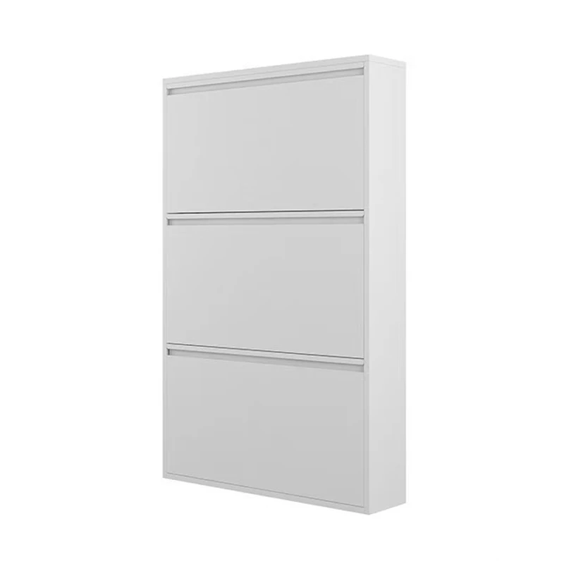 High Performance Office Furniture Entryway Home Apartment Shoe Storage Steel Cabinet Drawers Metal Slim Shoe Cabinet