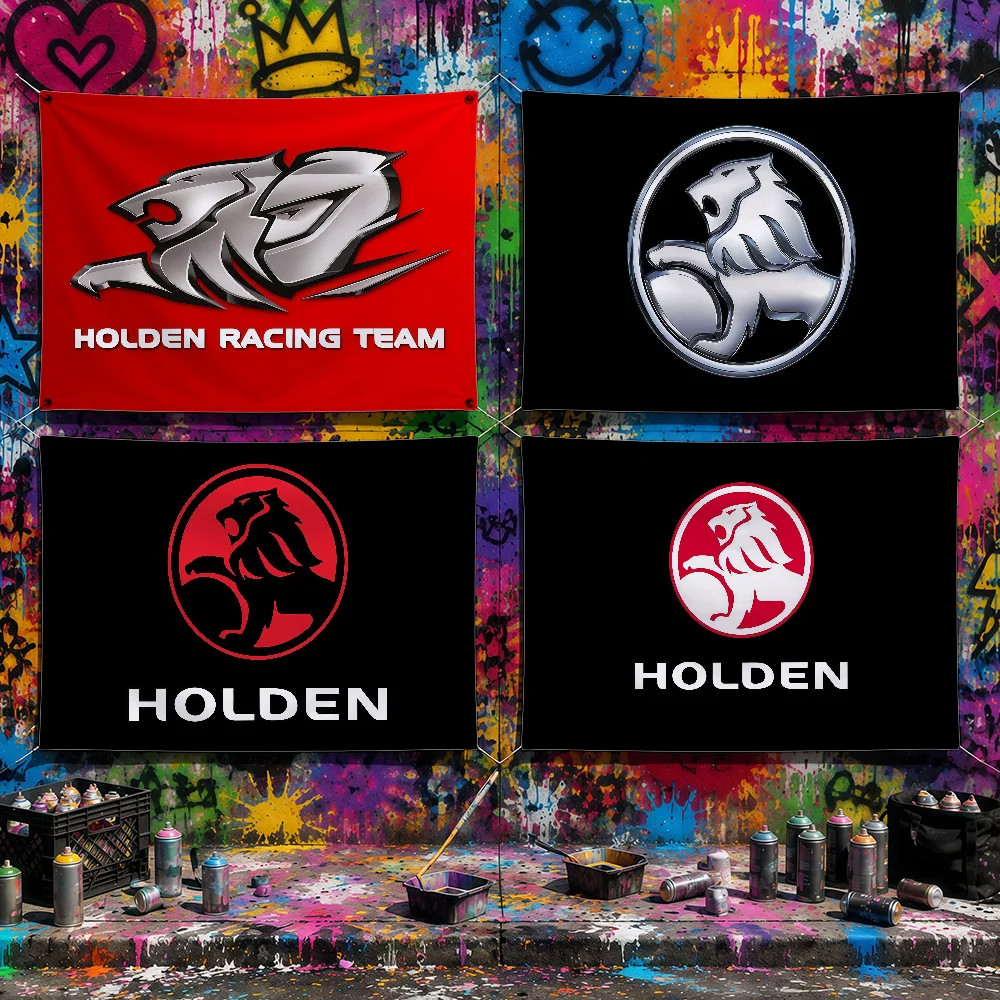 Brand Sports Car H-holden Flag Decorative Home Yard & Garden Decor Banner - Indoor Outdoor Wall Hanging Flag