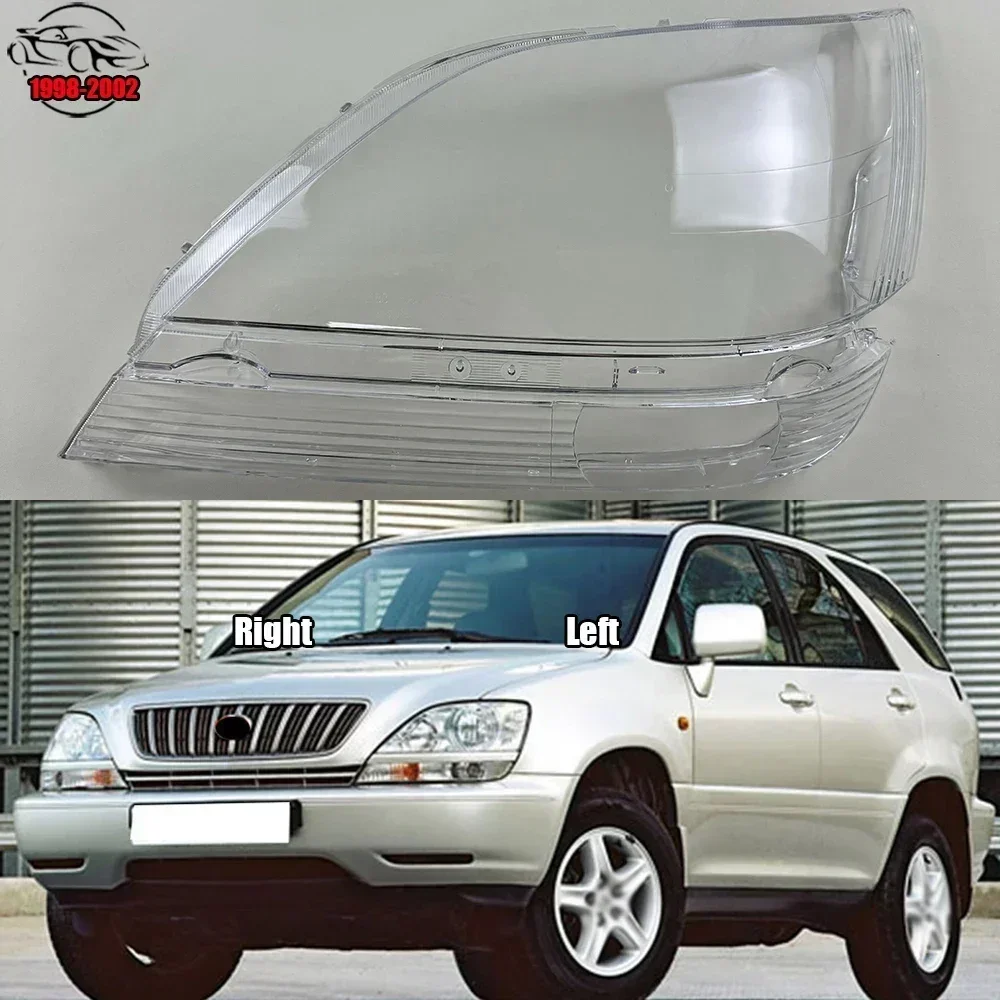 

For Lexus RX300 1998~2002 Transparent Lampshade Lamp Shade Front Headlight Shell Headlamp Cover Lens Plexiglass