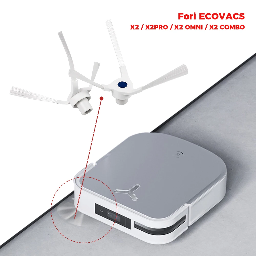 X2 فرشاة جانبية ل Ecovacs Deebot X2 X2pro X2 OMMI مكانس كهربائية للكنس استبدال أجزاء المكنسة الكهربائية الملحقات