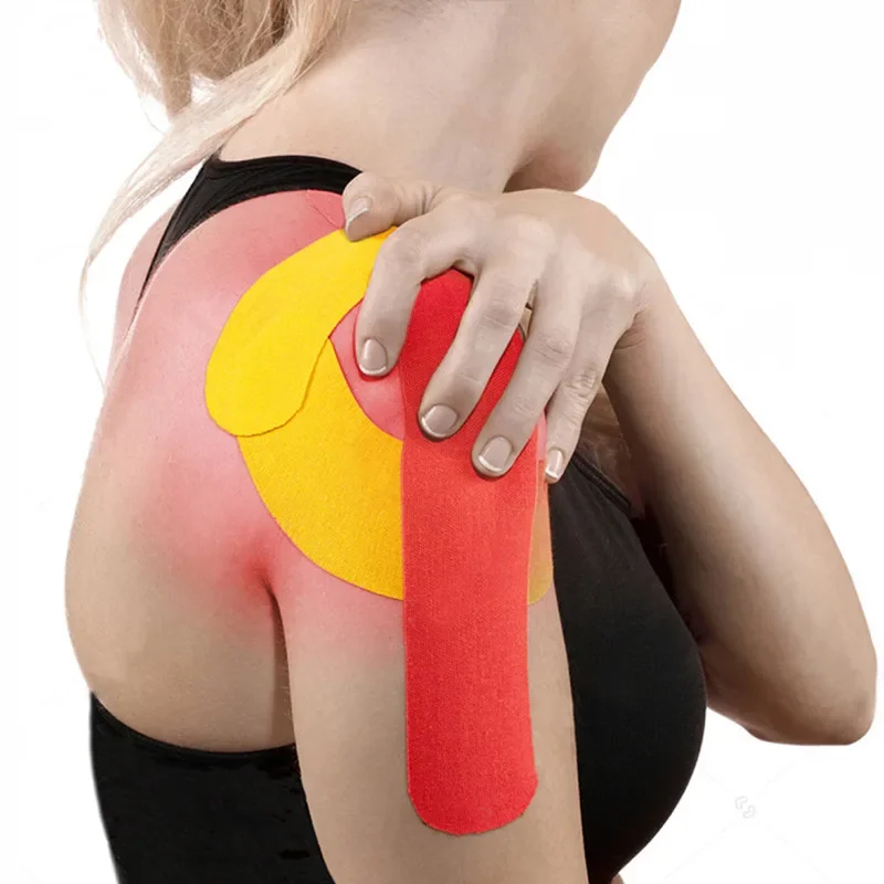 Kinesiology Tape Kinesio Tape Grip Tape Athletic Recovery Elastic Kneepad Muscle Pain Relief Knee Pads Support Bandage Fitness