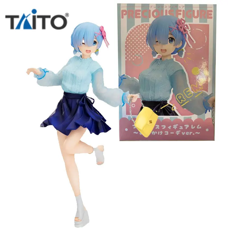 

TAITO Original Re:Life In A Different World From Zero Precious rem Appointment Anime Action Figures Toys Boys Girls Kids Gift