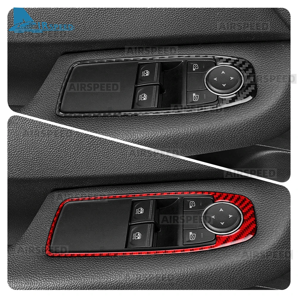 

Для Renault Clio 5 MK5 2020 2021 2022 2023 2024 2025 Наклейка из настоящего мягкого углеродного волокна LHD RHD Панель подъема окна автомобиля Рамка отделки