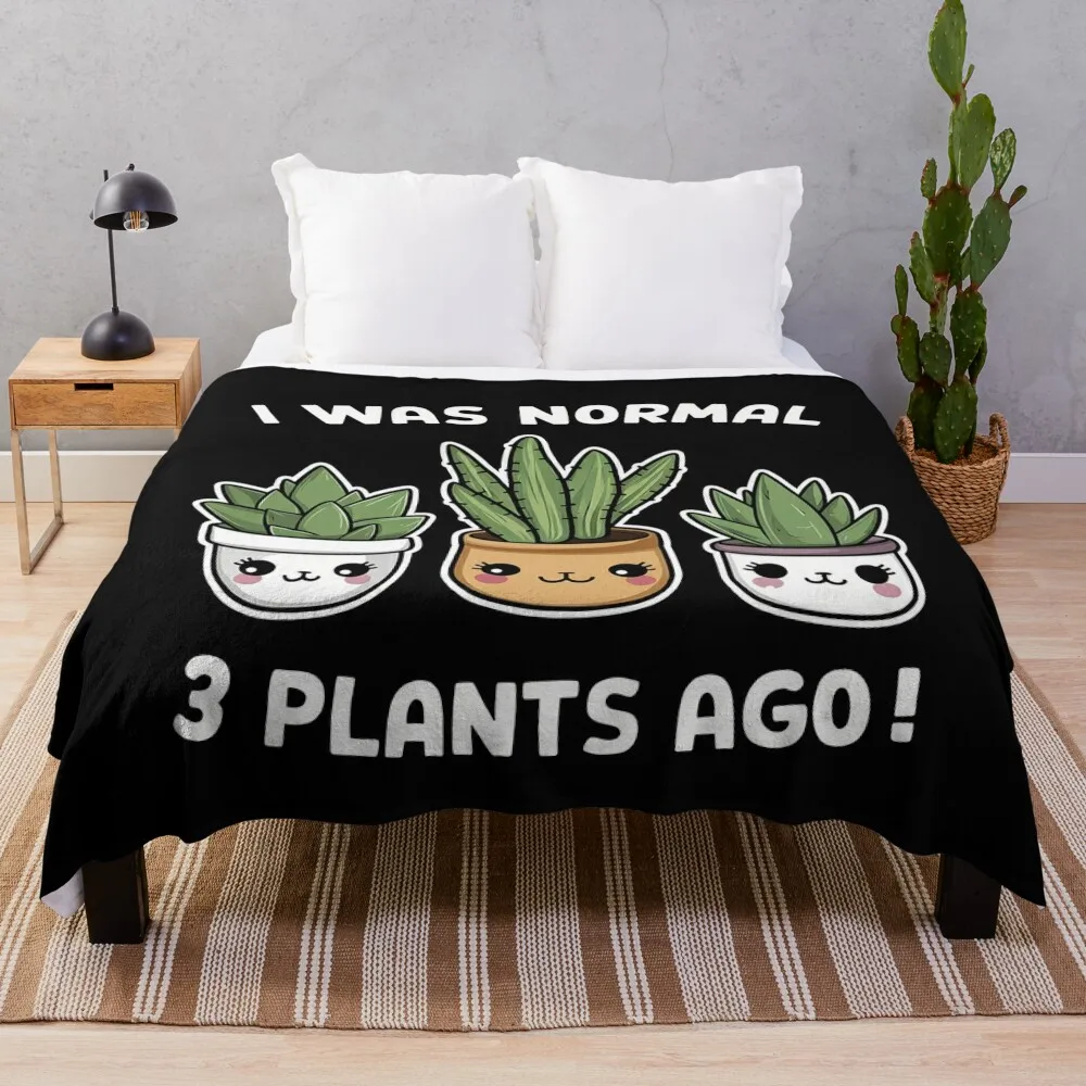

Normal Succulent 3 plants Throw Blanket Sofa Throw Sofas Blankets