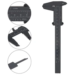 0-150mm Double Scale Plastic Vernier Caliper for Carpentry / Jewelry Measuring, Portable Easy To Use Mini Measuring Tool