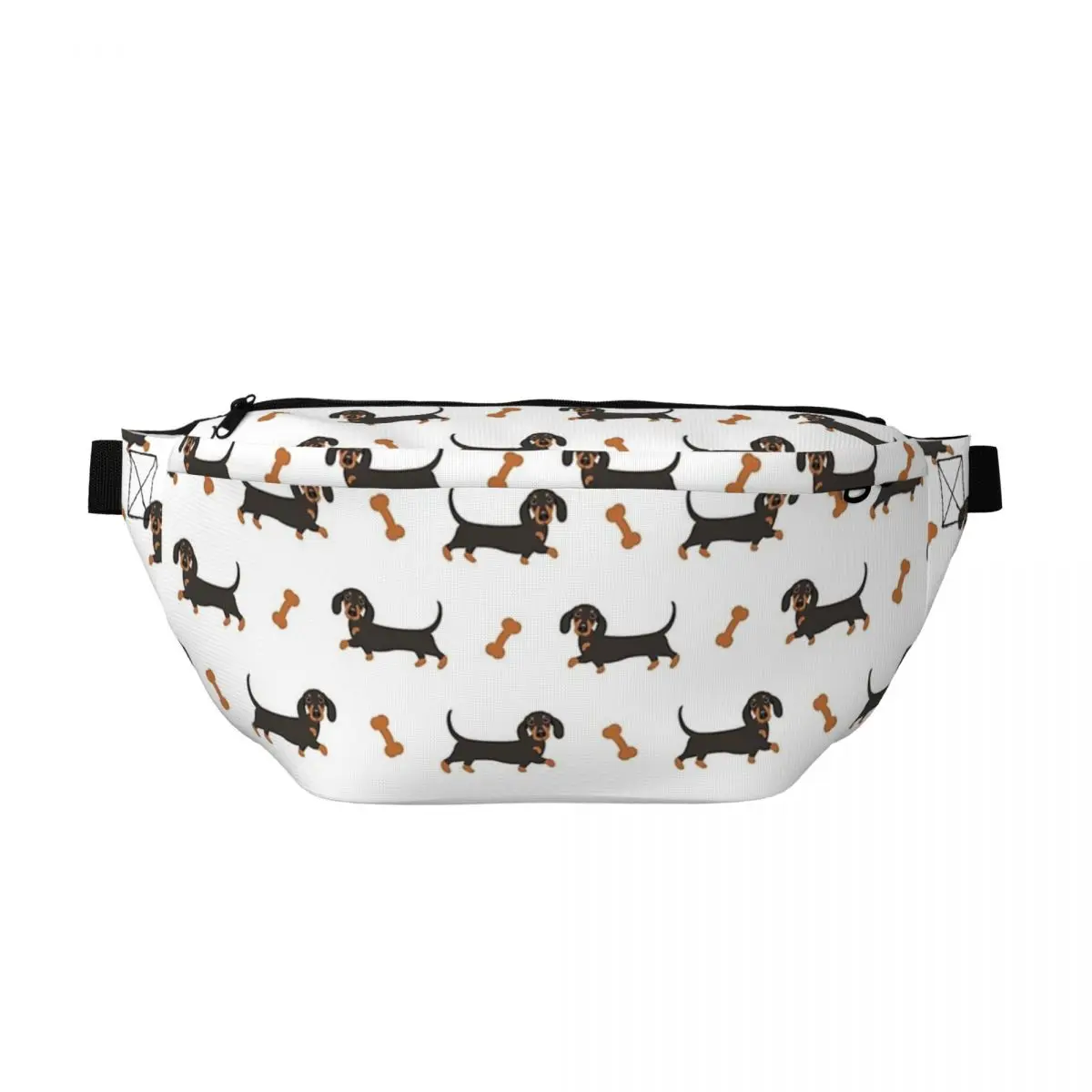 marsupio-a-tracolla-regolabile-nero-e-marrone-con-motivo-bassotto-per-uomo-e-donna-da-viaggio-corsa-portamonete-e-porta-telefono