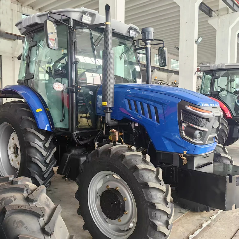 4x4 Wheel Type Tractor Cab Agricultural Construction Machinery Fast Transportation China High Efficiency Customization