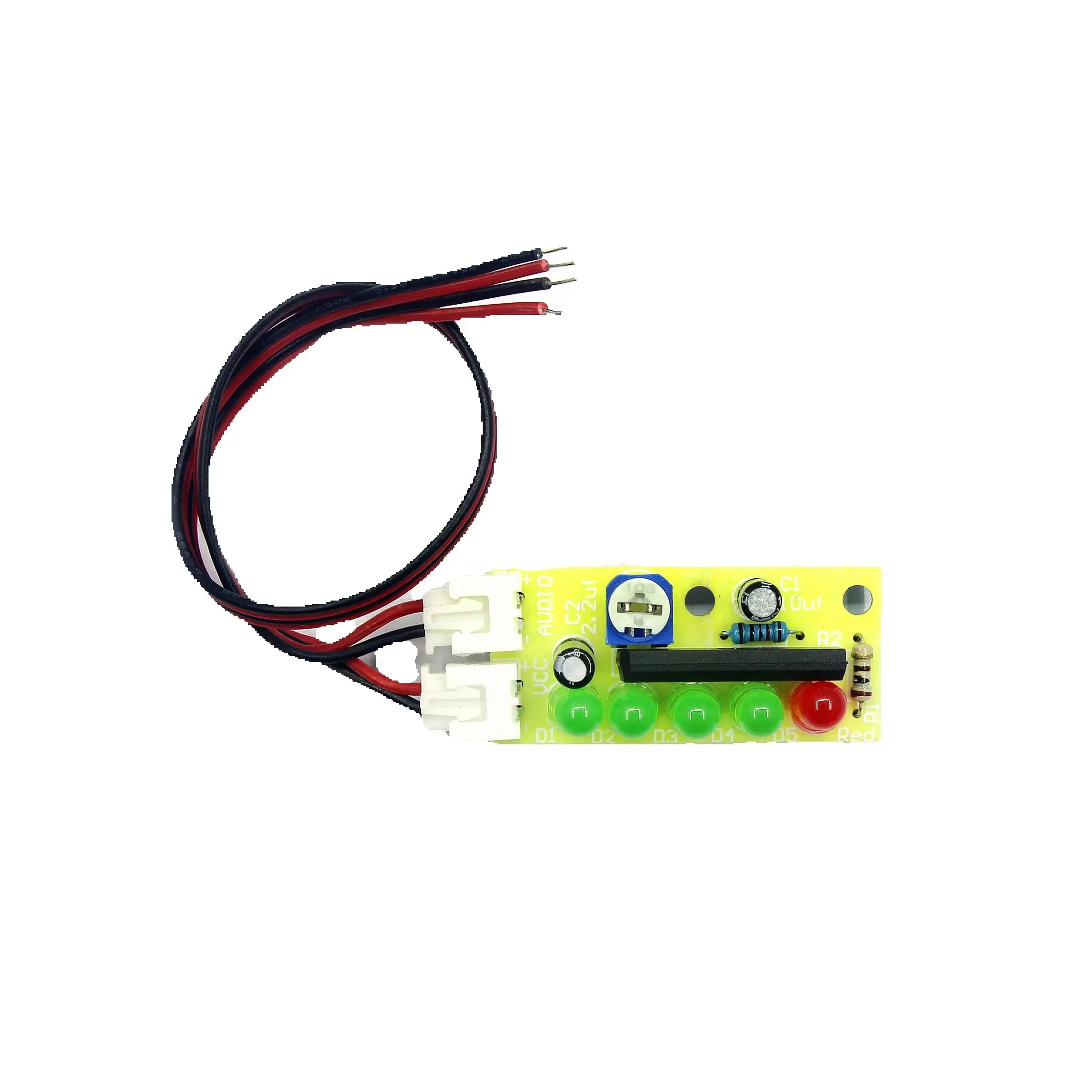 Electronic DIY Kit KA2284 DIY KIT Audio Level Indicator Suite Trousse Parts 5mm RED Green LED Level Indicating 3.5-12V