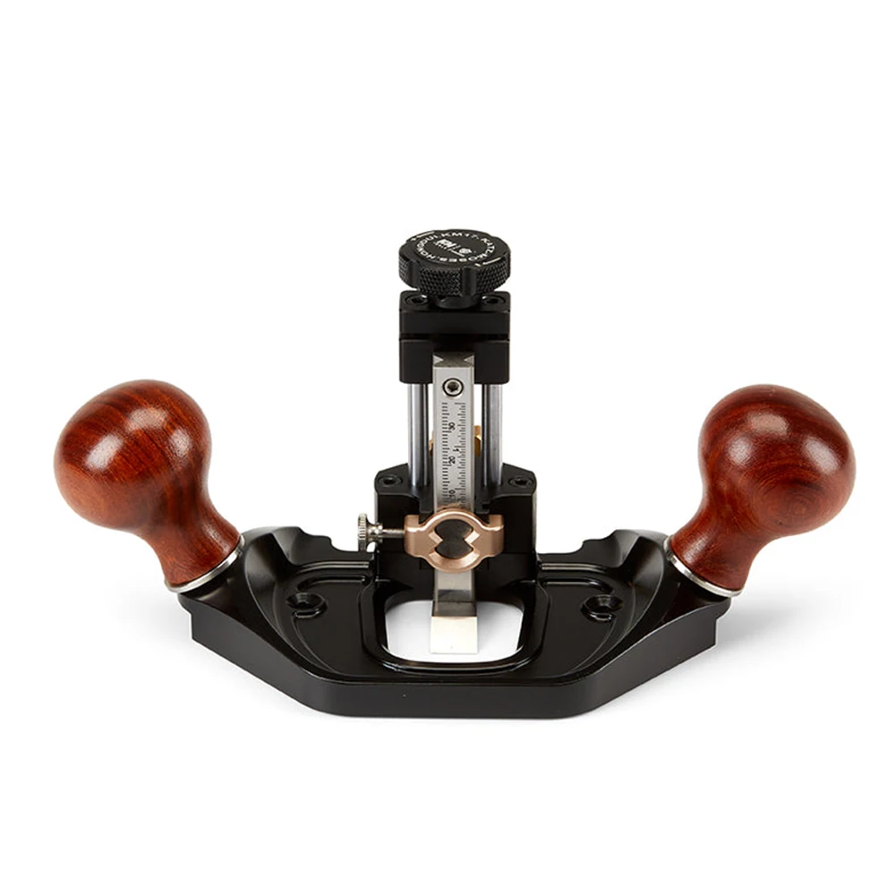 Imagem -02 - Hand Push Planer para Carpintaria Premium Router Plane Handheld Trimming Tool Botão de Ajuste Fino