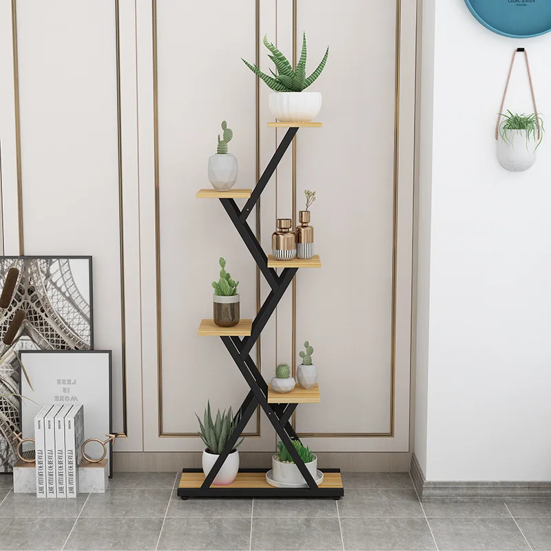 Modern Simple Green Radish Flower Rack Shelf Multi-layer Living Room Indoor Succulent Flower Pot stand Balcony Flower Shelf