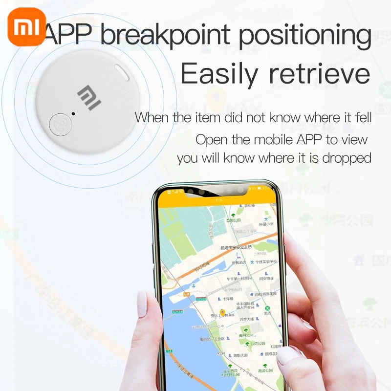 Xiaomi Mini GPS Tracker Bluetooth جهاز مكافحة خسر الحيوانات الأليفة للأطفال المسنين محفظة تتبع IOS أندرويد الذكية مكتشف محدد الملحقات