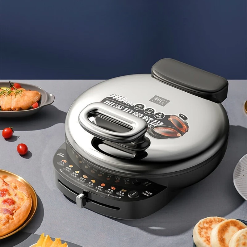 Electric pancake pan, multifunctional household frying pan, enlarged and deepened pancake and pancake making machine