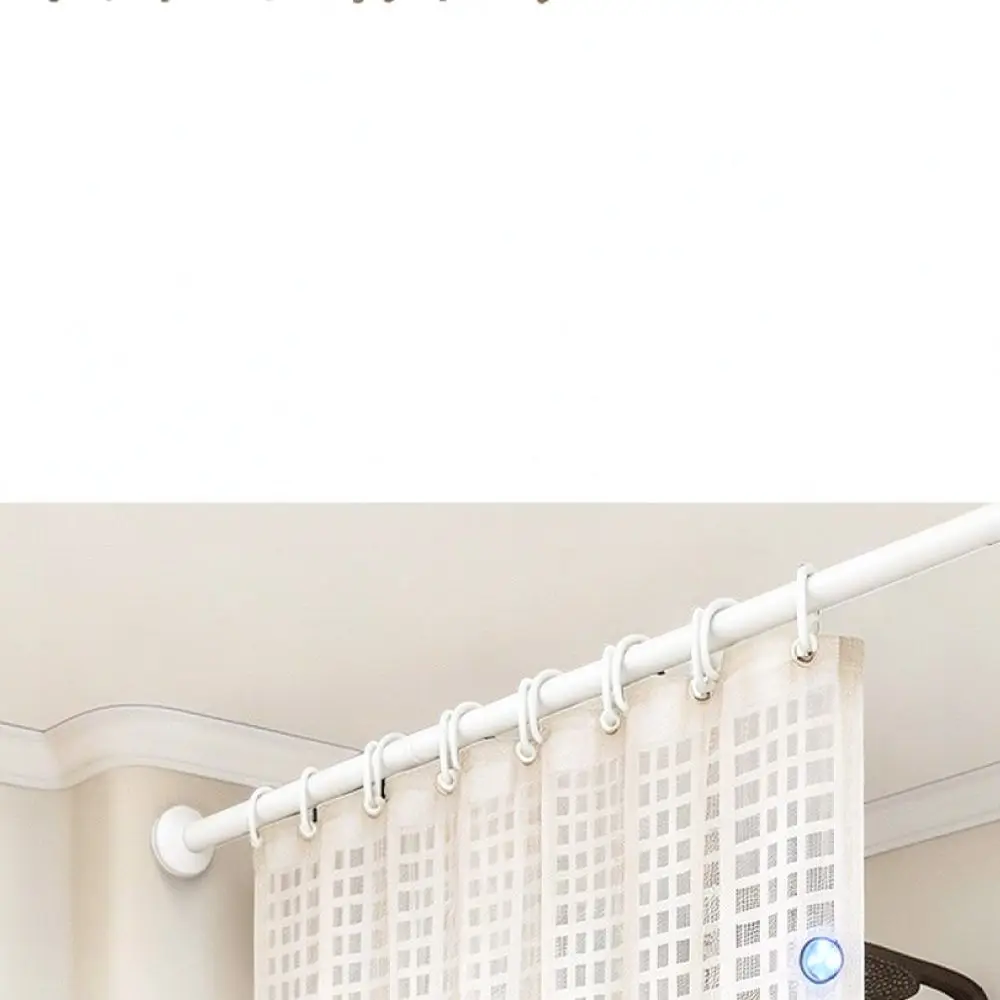 Bathroom Shower Curtain Waterproof Mildew Resistant Polyester Divider Privacy Partition Modern Style Easy Installation