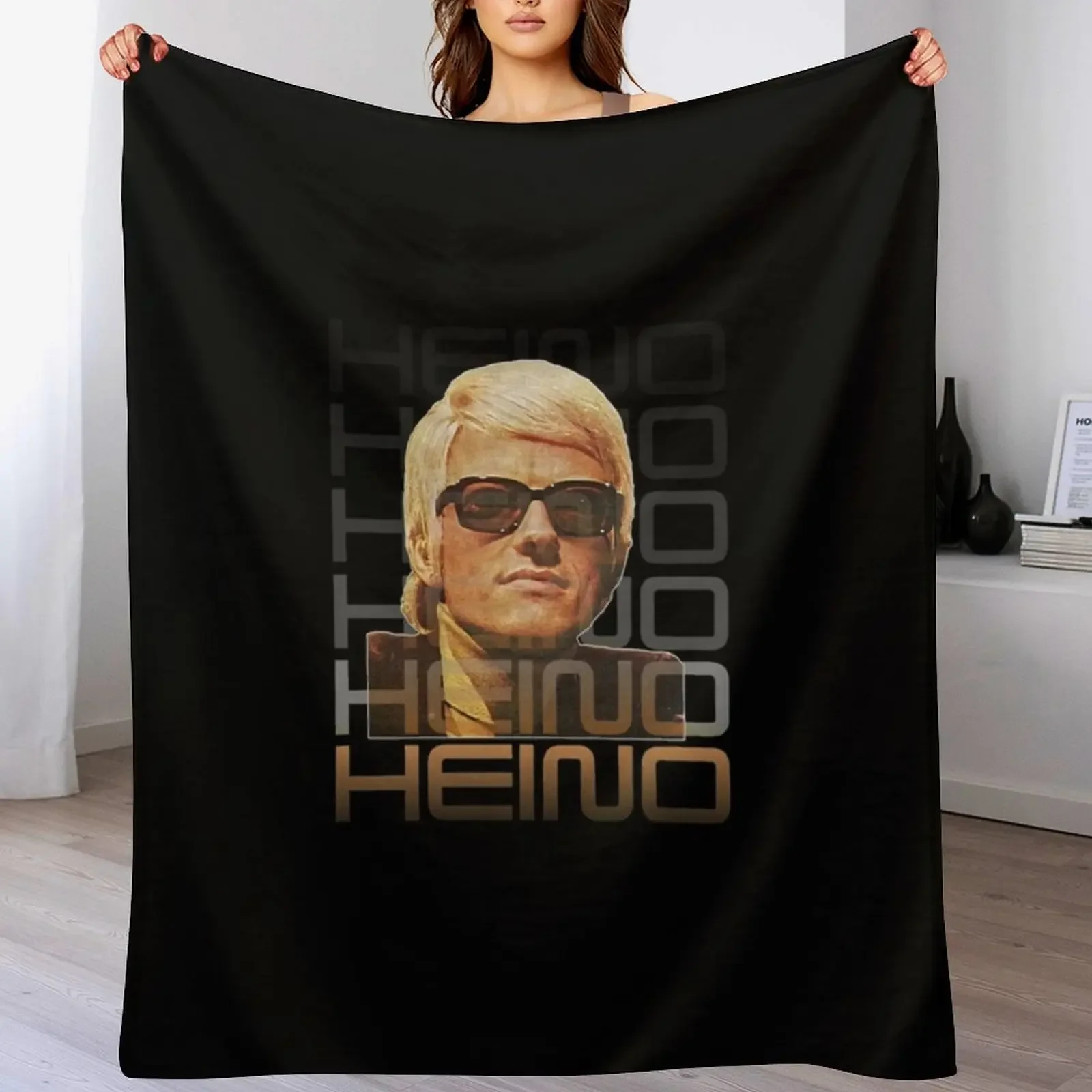 Retro Heino Tribute Art Volksmusik Icon Gift For Fans For Men And Women Father Day Famil Throw Blanket Polar Tourist Blankets