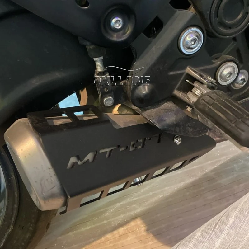 

2014-2025 2026 FOR YAMAHA MT-07 MT 07 YZFR7 YZF-R7 Motorcycle Accessories Exhaust Pipe Heat Shield Cover Muffler Protector Guard