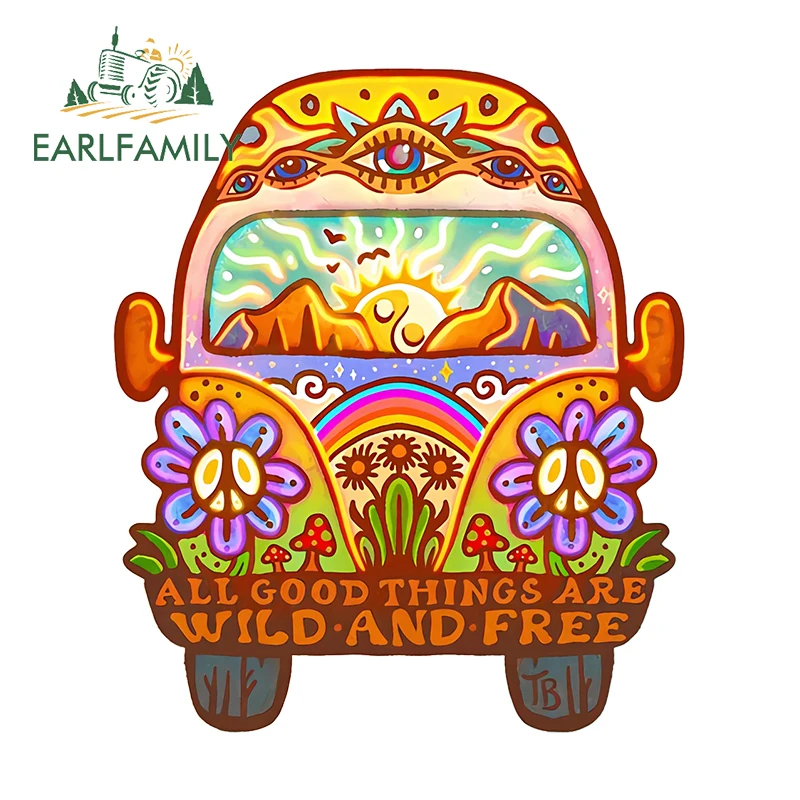 EARLFAMILY 13cm × 11.2cm Cool Magical Car Design Car Stickers Funny Delicate Graffiti Decals Nice Scratch-Proof Car Styling