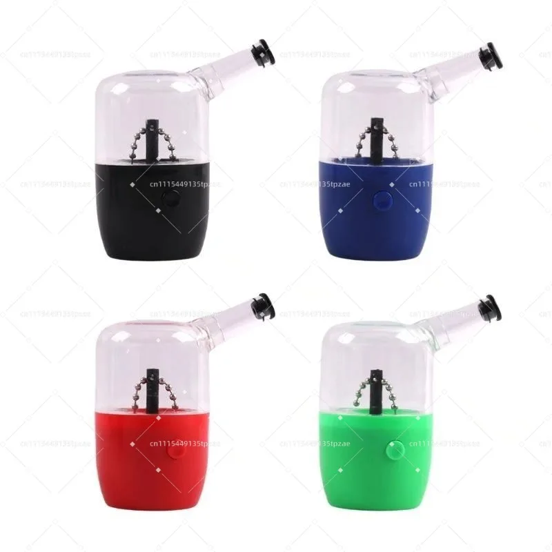 Type C Powered Single Hand Dry Herb Processing Equipment Conical Inner Structure With Hanging Ball Chain