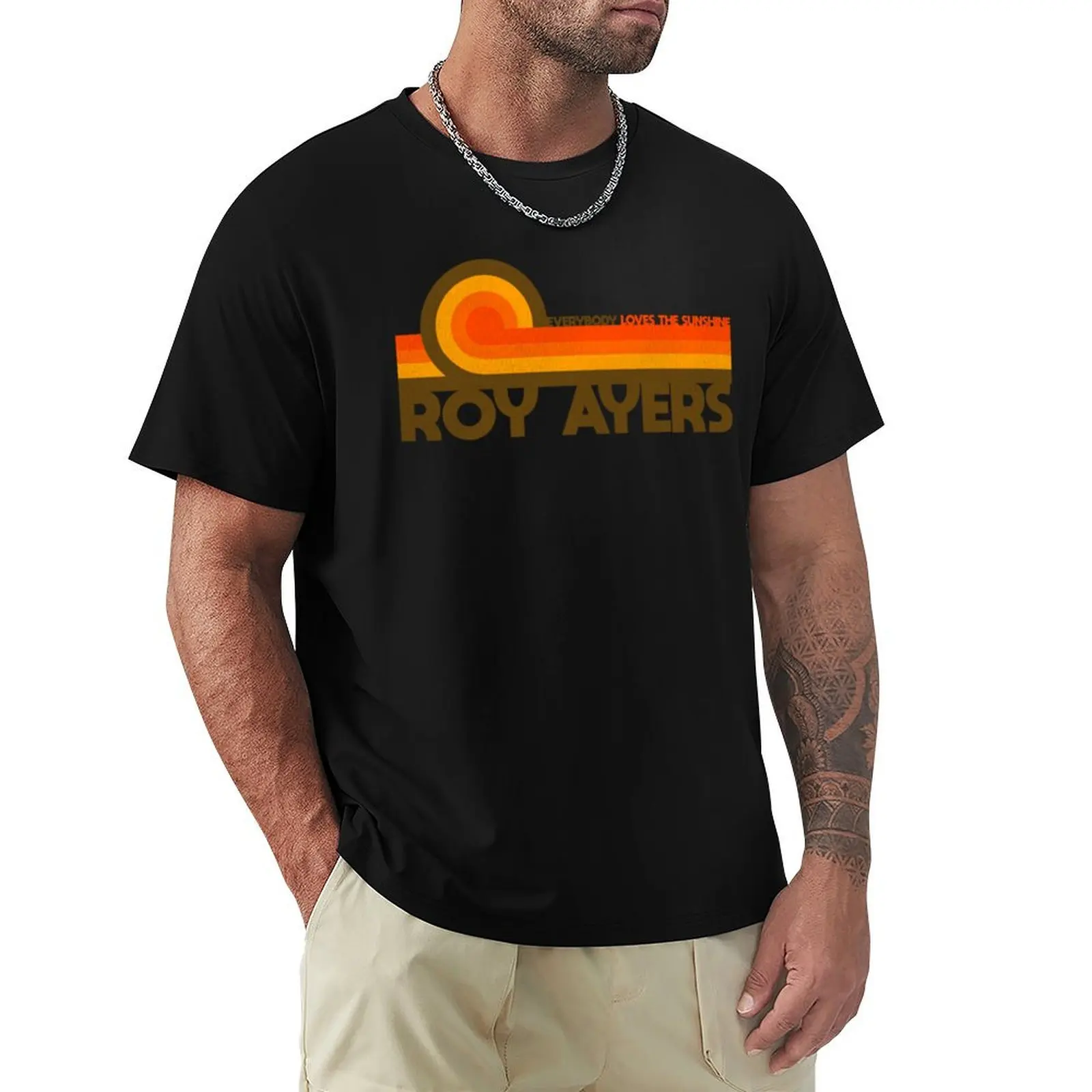 Roy Ayers - Everybody Loves the Sunshine T-Shirt Simple Line Art Print Tee