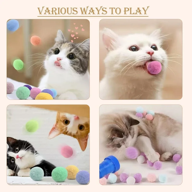 Katze Spielzeug Ball Interaktive Start Training Spielzeug Für Haustier Welpen Hund Kätzchen Kreative Mini Schießen Pistole Spiele Stretch Plüsch Ball Spielzeug – Detail 5