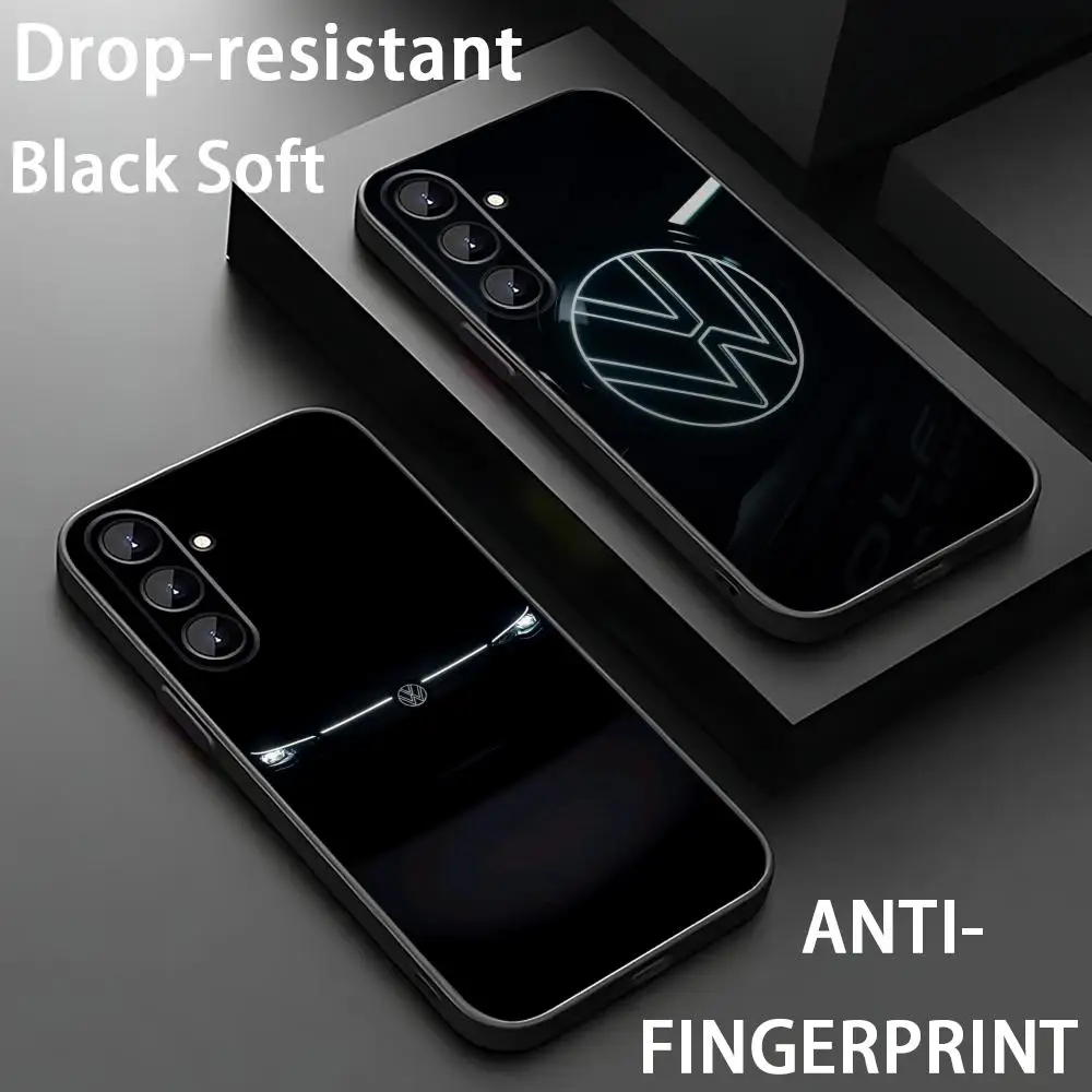 V-VolkswagenES Phone Case For Samsung Galaxy S26 S25 S24 S23 S22 S21 Plus Ultra Fold A Soft Black