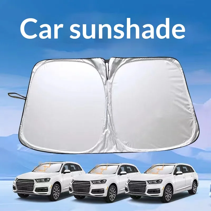 Car Front Shield Sun Protection Heat Insulation Titanium Silver Anti-strong Light Shading