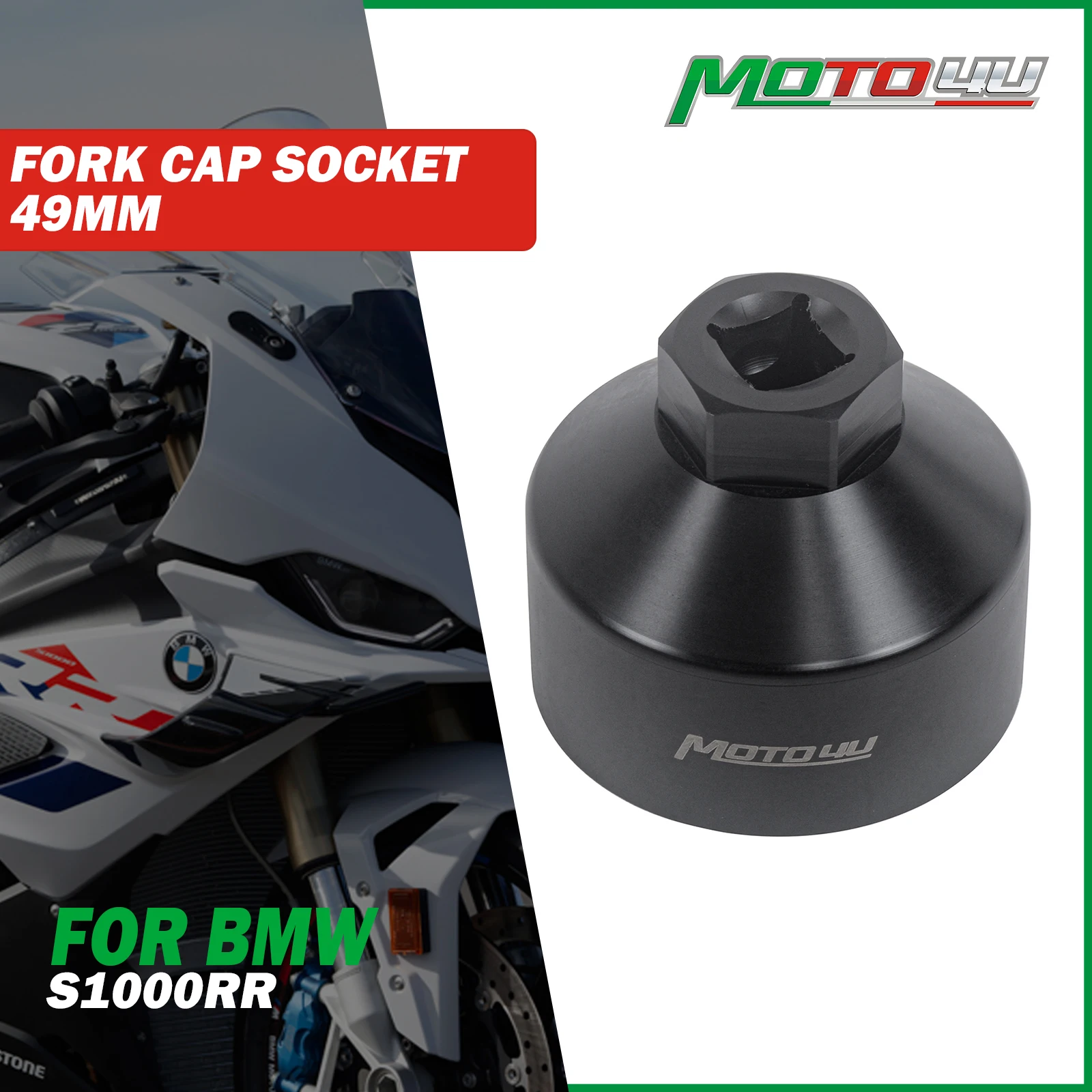 Fork Cap Socket Motorcycle Tools Fit For BMW S1000RR DDC Forks 49mm Width Across Flats