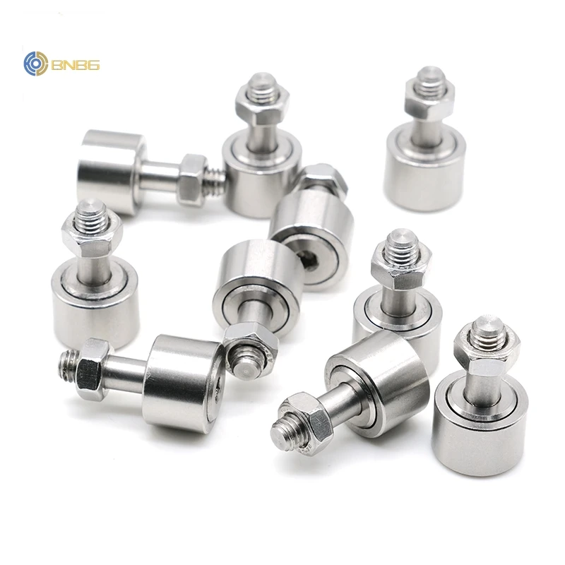 1Pcs CF8 Stainless Steel Cam Follower Needle Roller Bearing KR19 Miniature Cam Followers CF8 8x19x32.2mm